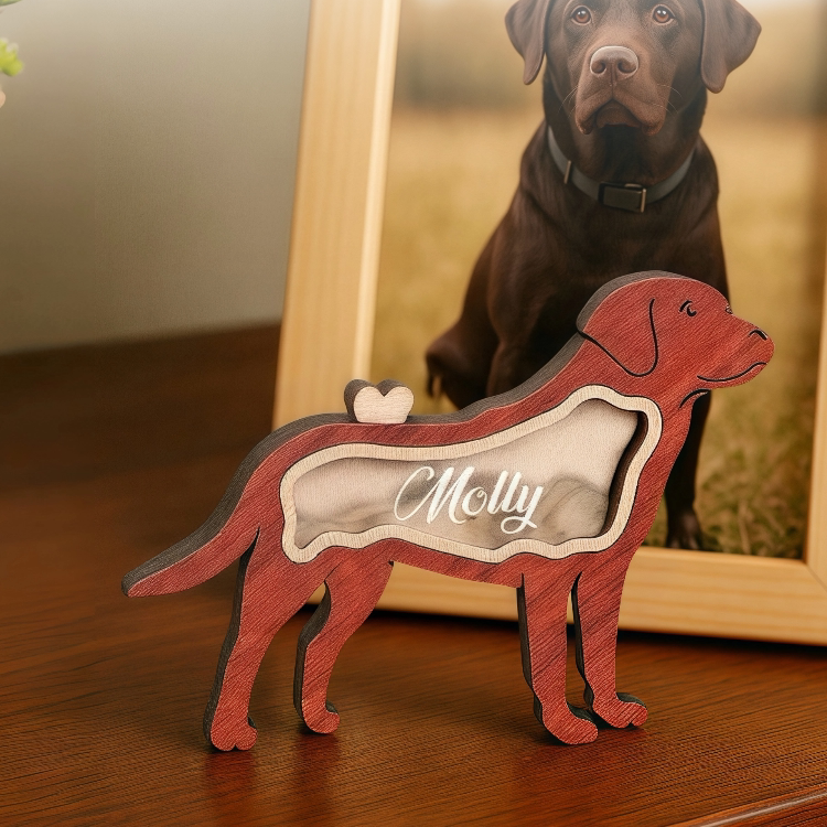 The Wooden Pet Hair Keepsake Box-Personalized Dog & Cat Fur Memory Box