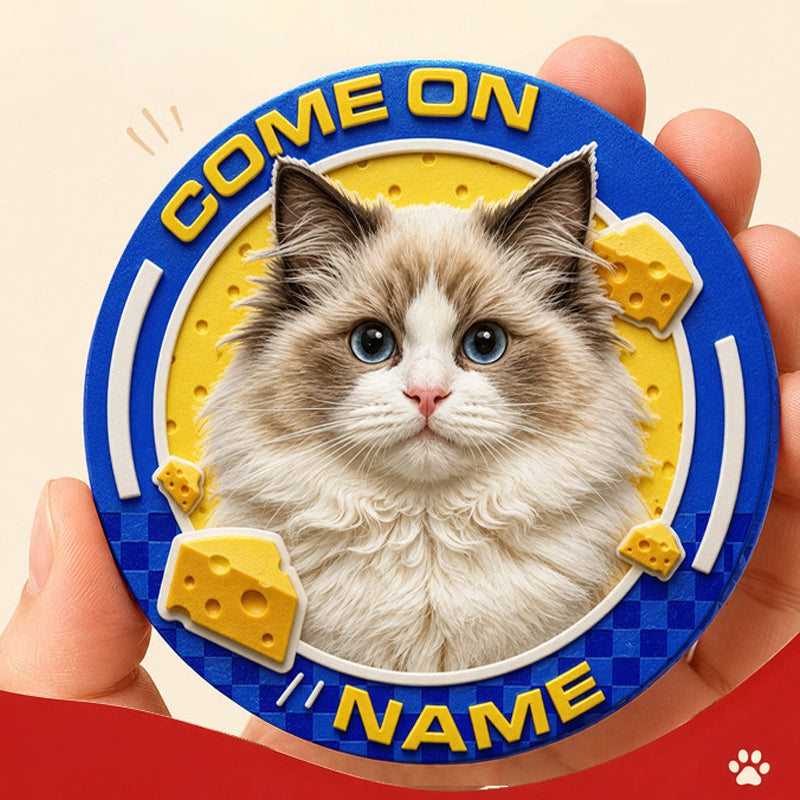 The Painted Relief – Custom Hand-Painted 3D Pet Fridge Magnet.