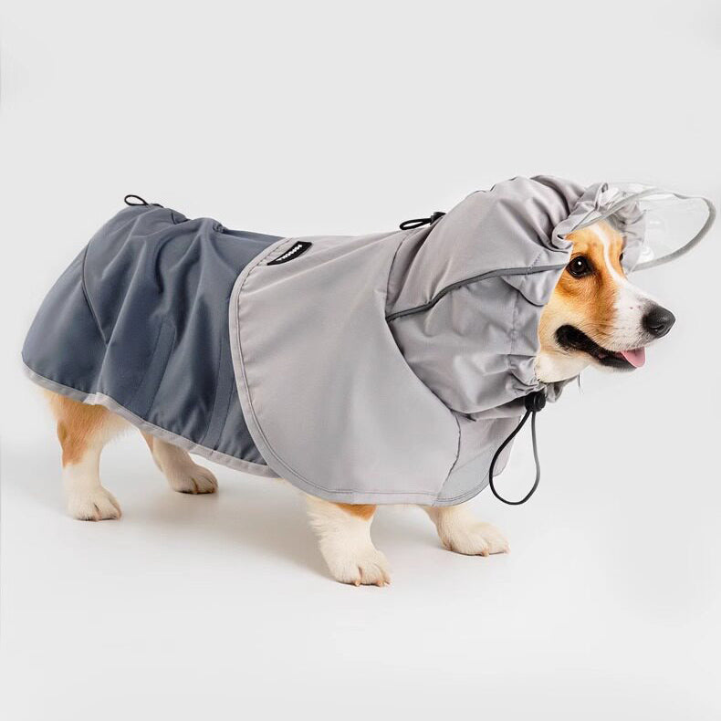 The Belly Shield – Waterproof Four-Leg Dog Raincoat For Small/Medium Dogs.