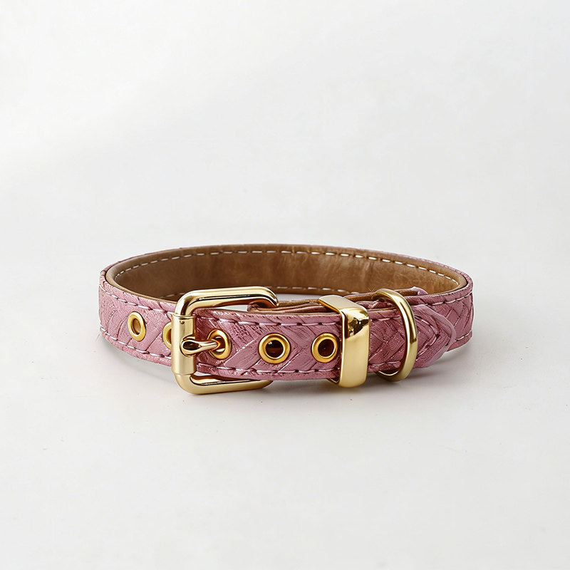 The Gentle Fit – Custom Engraved Leather Dog Collar