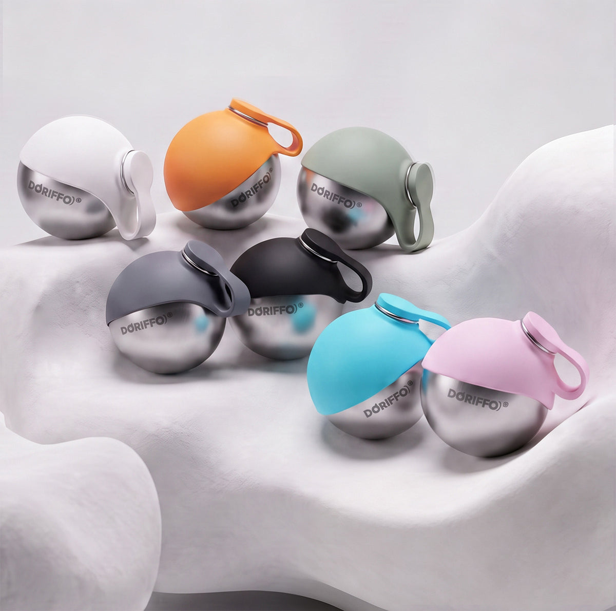 The Steel Fold – Collapsible Stainless Steel Pet Water Bottle.