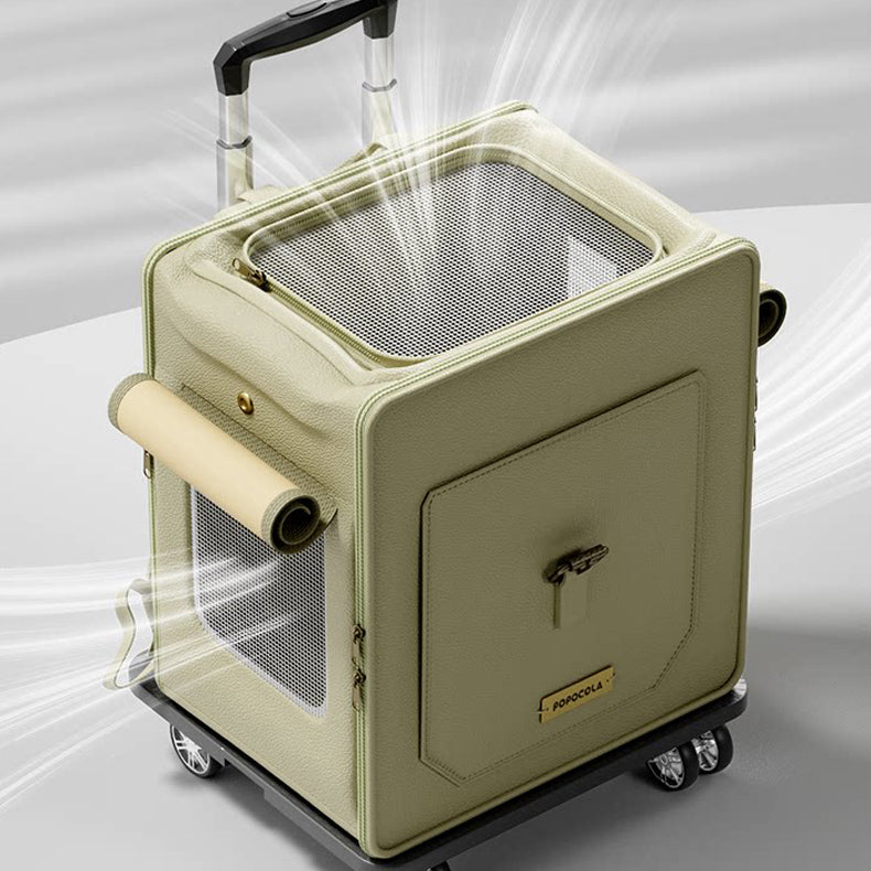 The Roll & Roam – Spacious 2-In-1 Pet Carrier Backpack & Trolley.