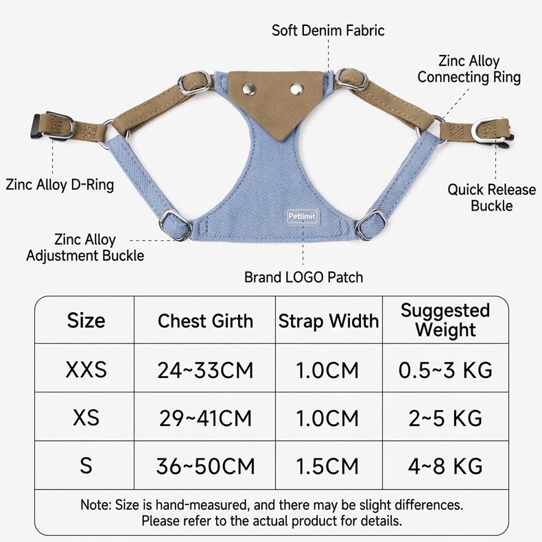 The Little Vest – Escape-Proof Cat&Dog Harness & Leash.