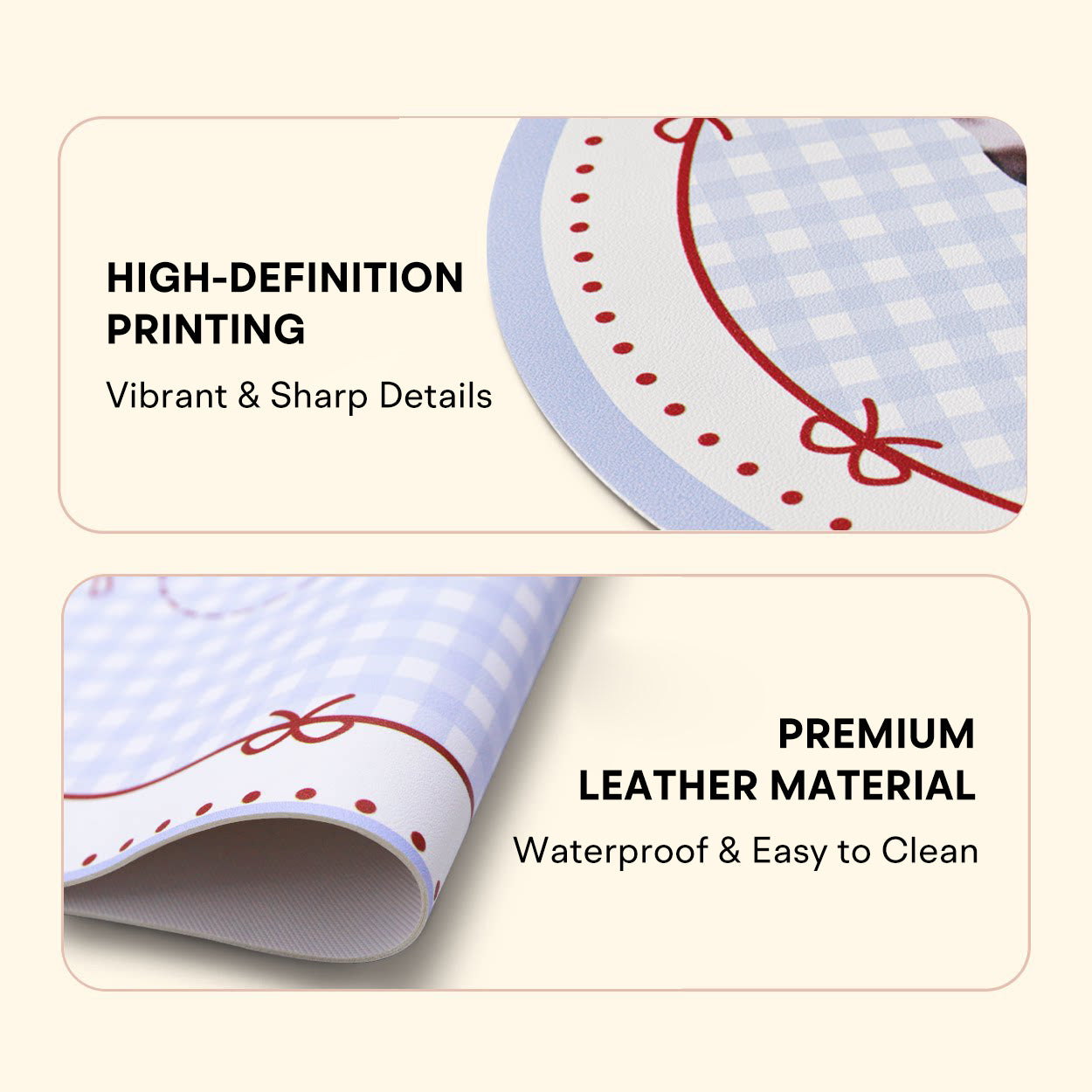 The Dinner Date – Custom Pet Face Placemat