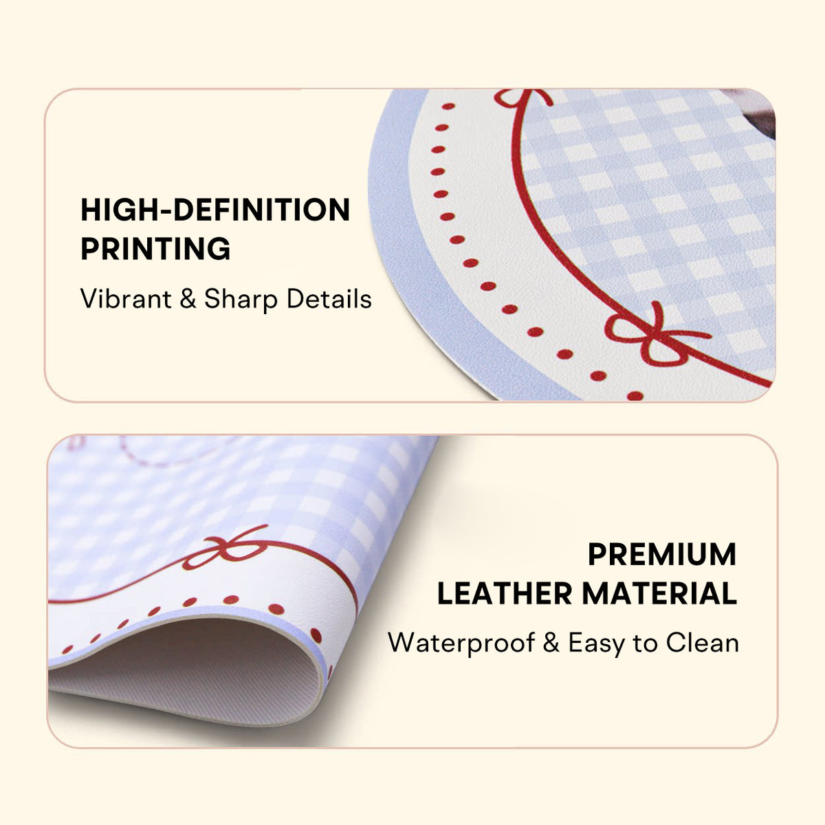 The Dinner Date – Custom Pet Face Placemat
