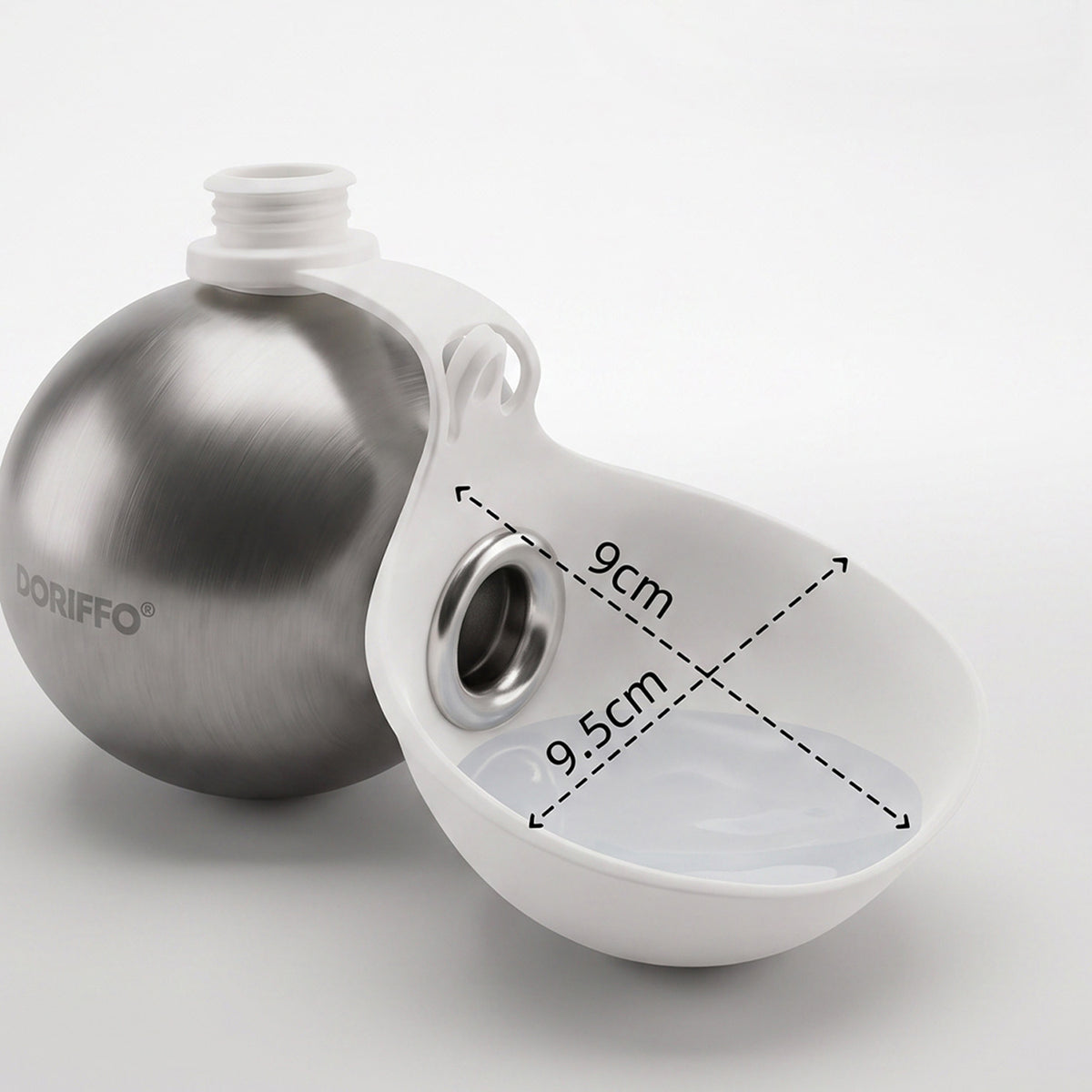 The Steel Fold – Collapsible Stainless Steel Pet Water Bottle.