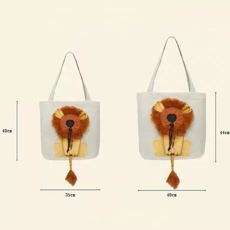 The Lion Cub – Cat & Small Dog Carrier With Head-Out Design.