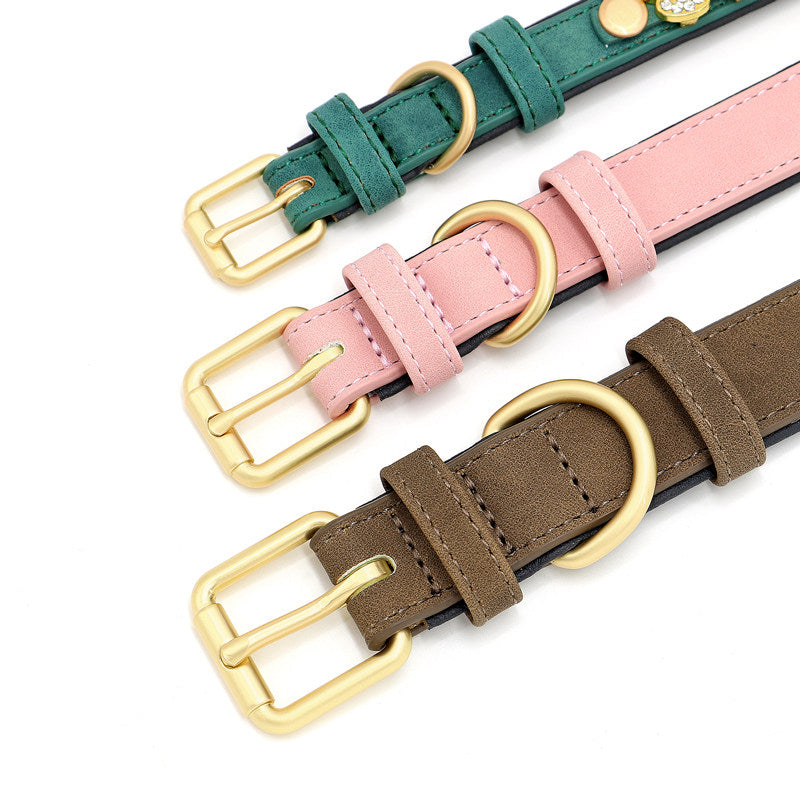 The Rhinestone Letter Pet Collar – Personalized DIY Dog Collar