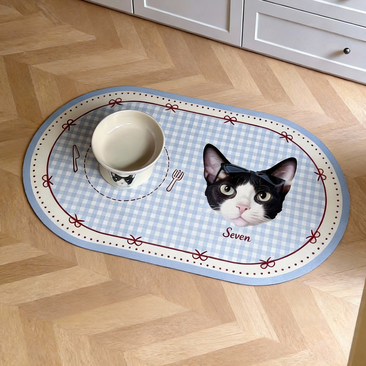 The Dinner Date – Custom Pet Face Placemat