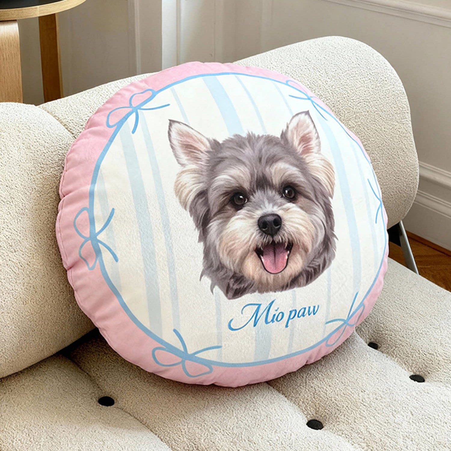 The Memory Hug – Custom Pet Portrait Pillow