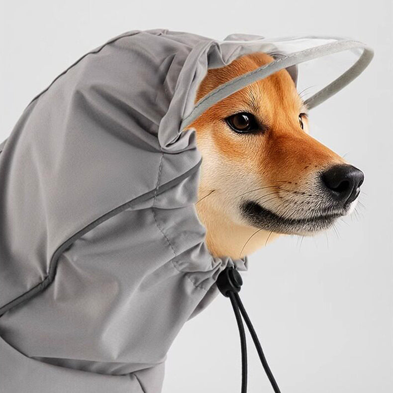 The Belly Shield – Waterproof Four-Leg Dog Raincoat For Small/Medium Dogs.
