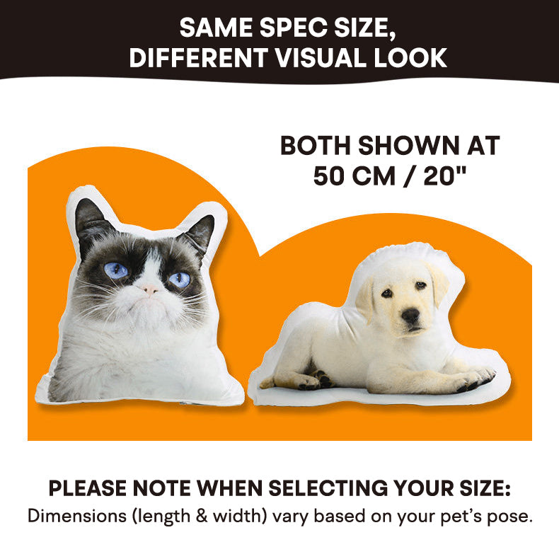 The Snuggle Shape – Custom Pet Plush Pillow