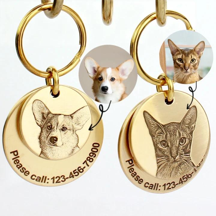 The Loyal Companion – Brass Pet Tag