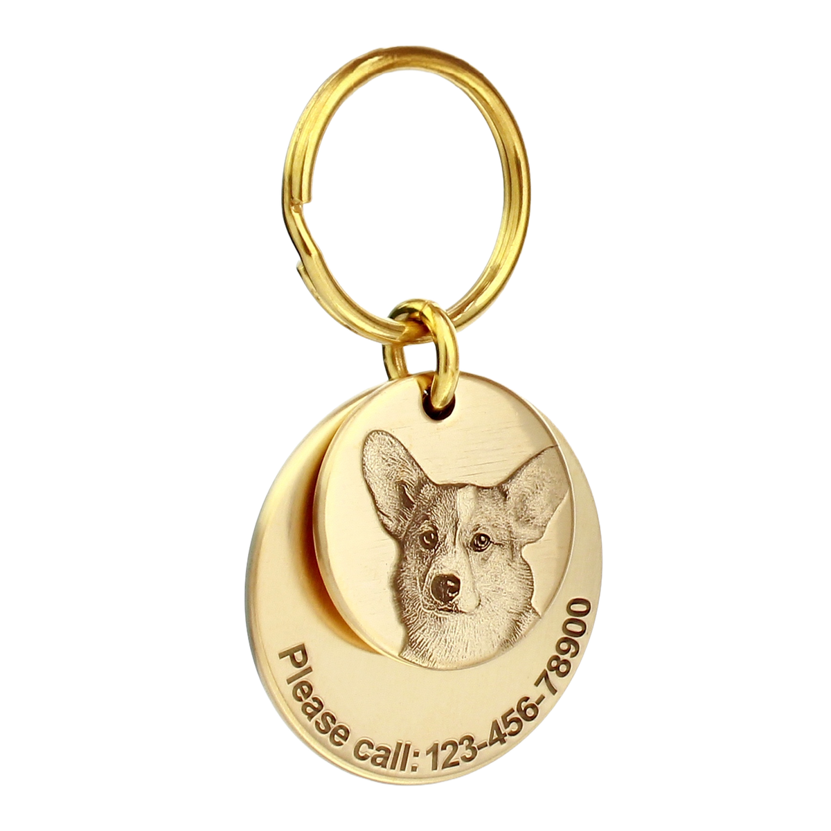 The Loyal Companion – Brass Pet Tag