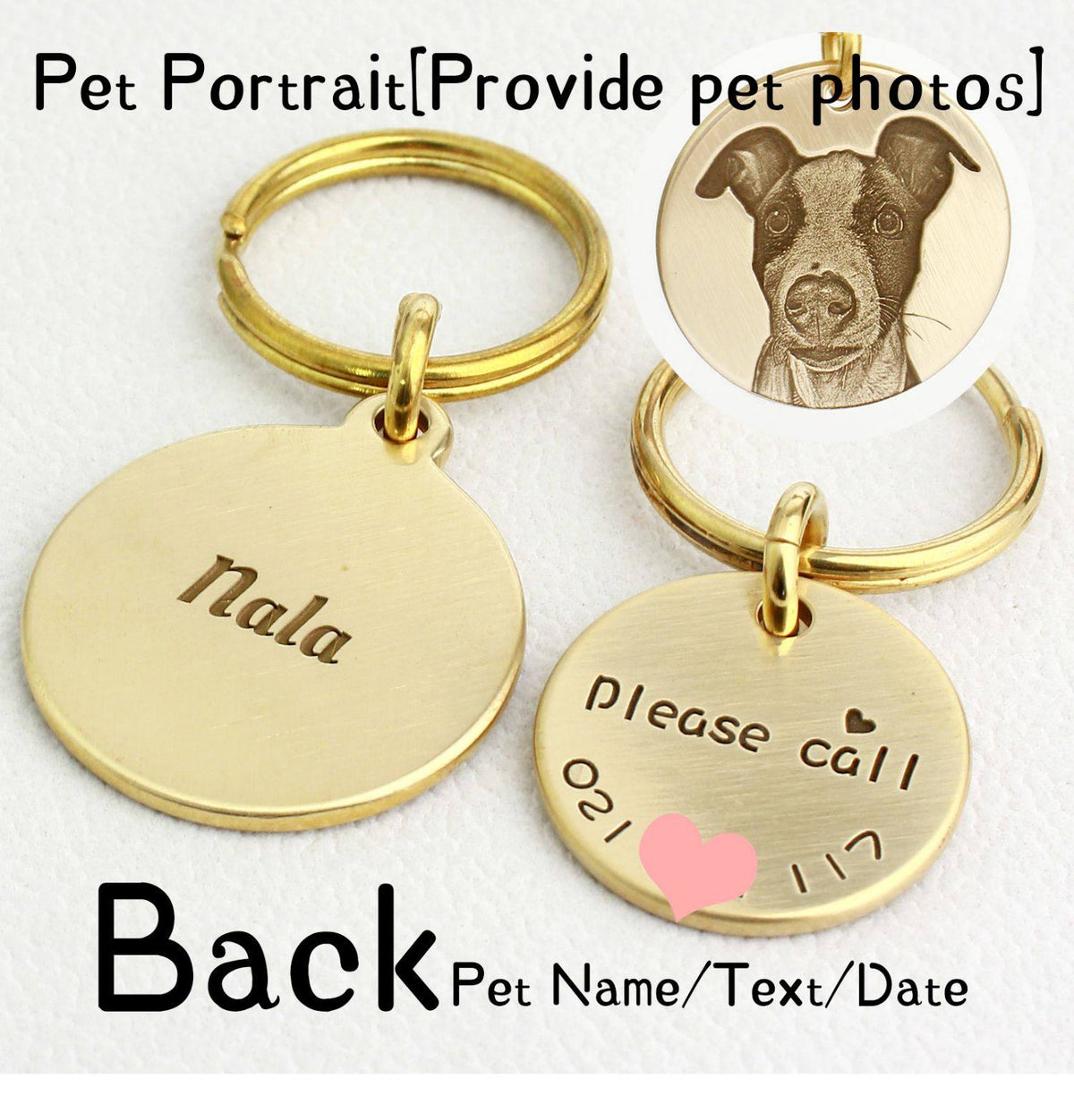 The Loyal Companion – Brass Pet Tag