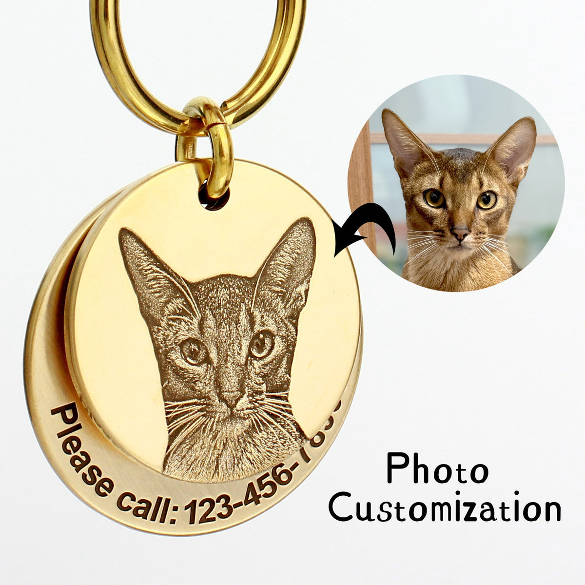 The Loyal Companion – Brass Pet Tag