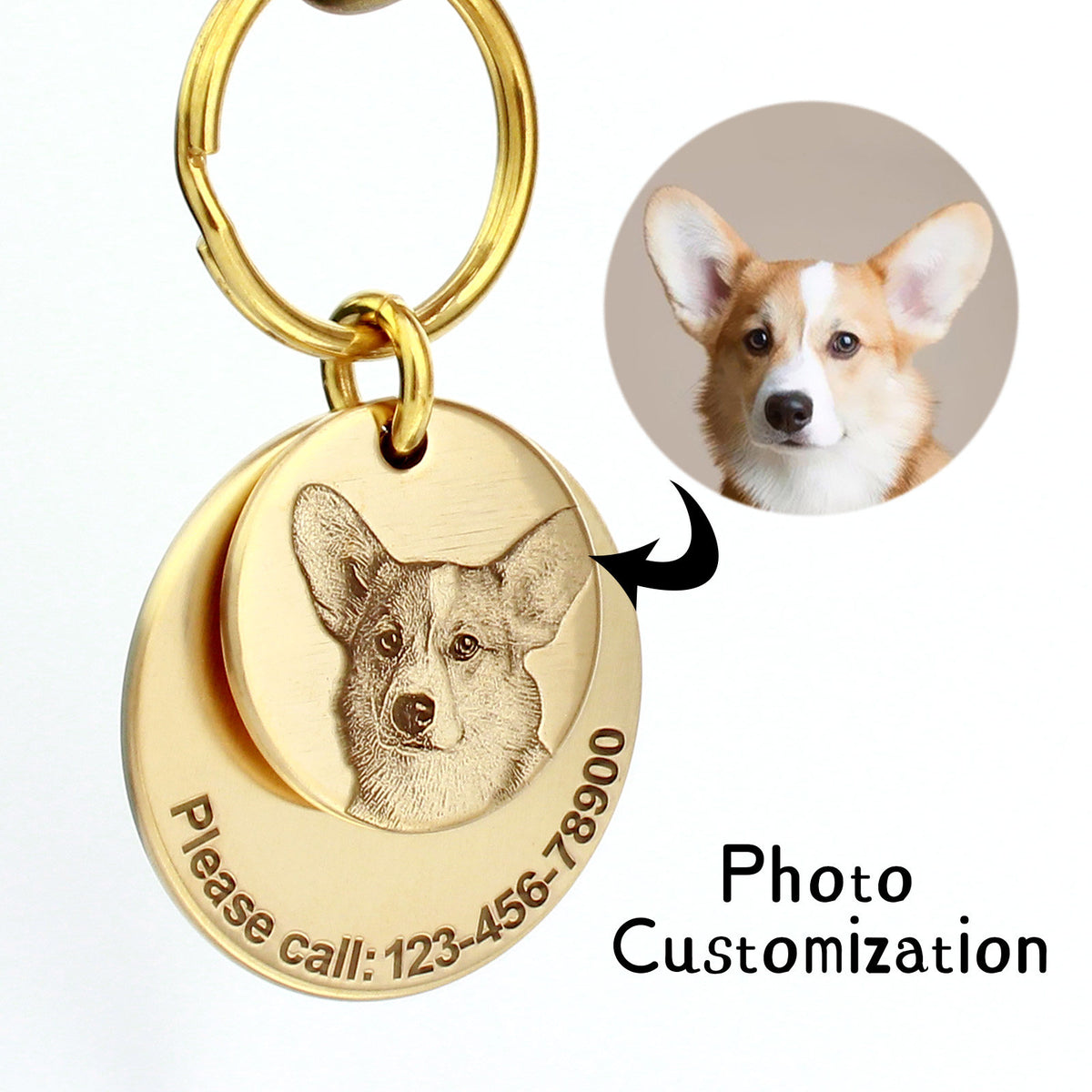 The Loyal Companion – Brass Pet Tag
