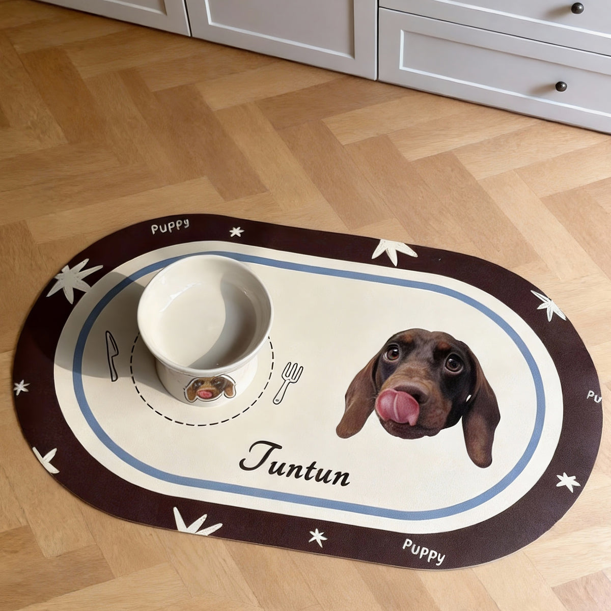 The Dinner Date – Custom Pet Face Placemat