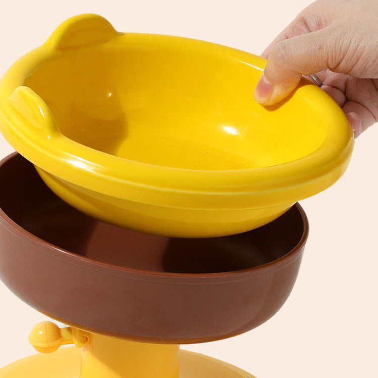The Ergo Bowl – Adjustable Ceramic Pet Bowl, Anti-Tip & Neck-Friendly.