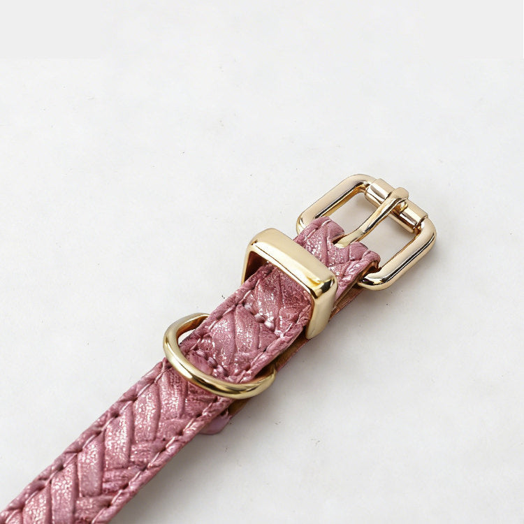The Gentle Fit – Custom Engraved Leather Dog Collar