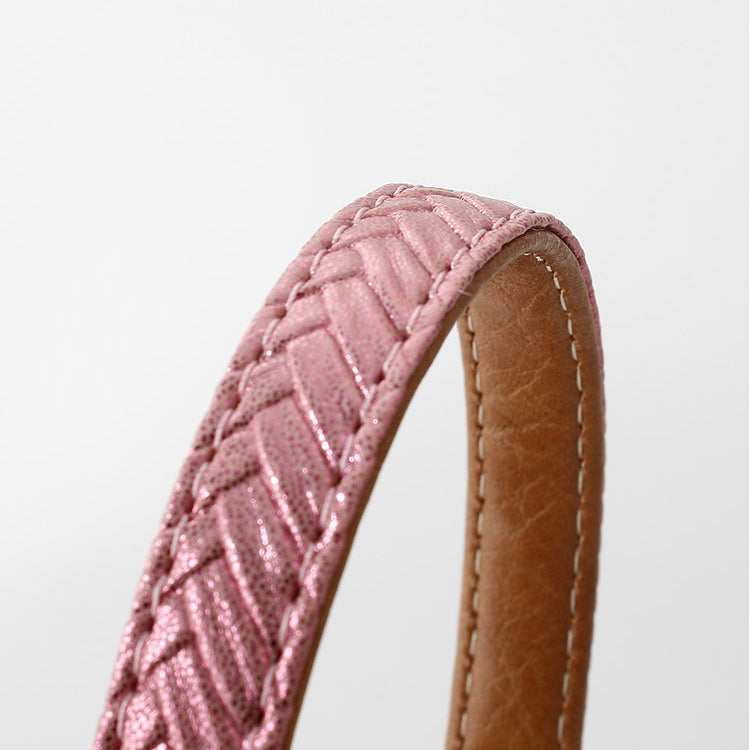 The Gentle Fit – Custom Engraved Leather Dog Collar