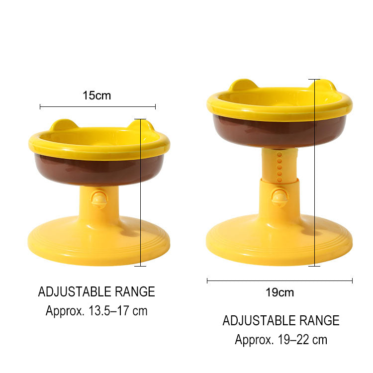 The Ergo Bowl – Adjustable Ceramic Pet Bowl, Anti-Tip & Neck-Friendly.