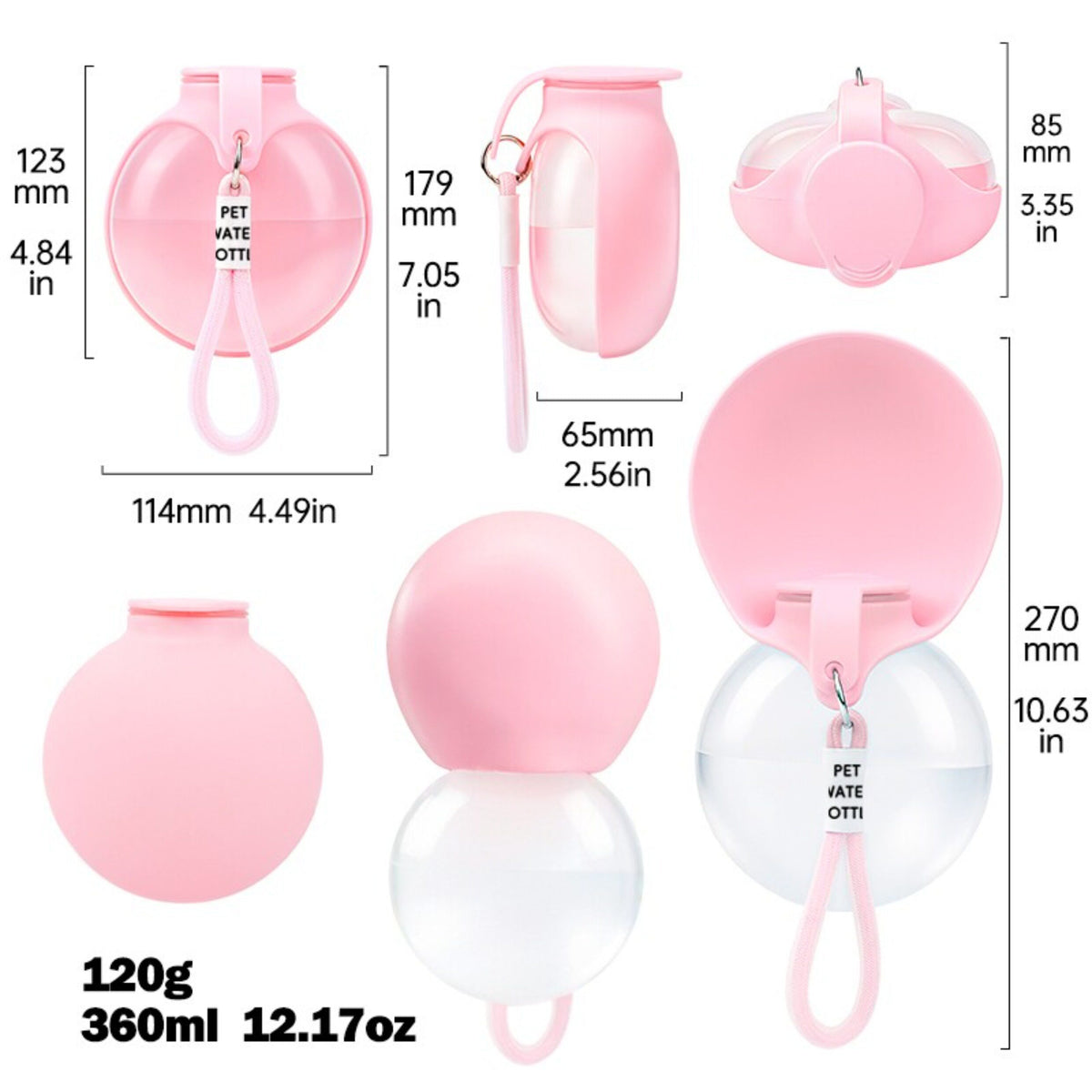 The Fold Flask – FDA Food-Grade Silicone Pet Water Bottle & Bowl.
