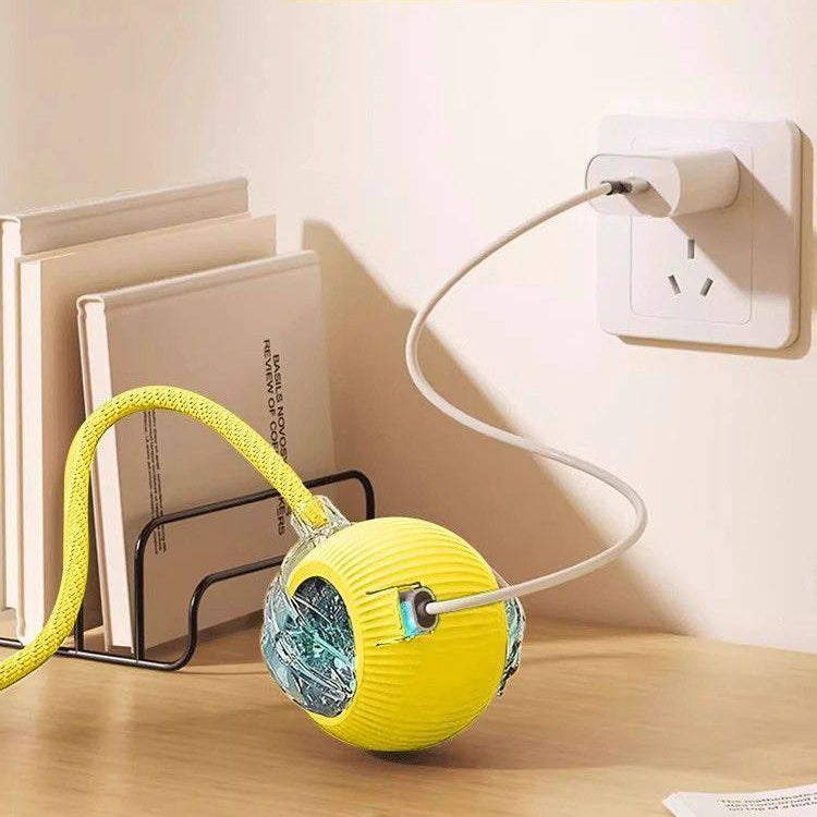 The Auto Fetch – Smart Electric Jump Ball With Rope For Dogs.