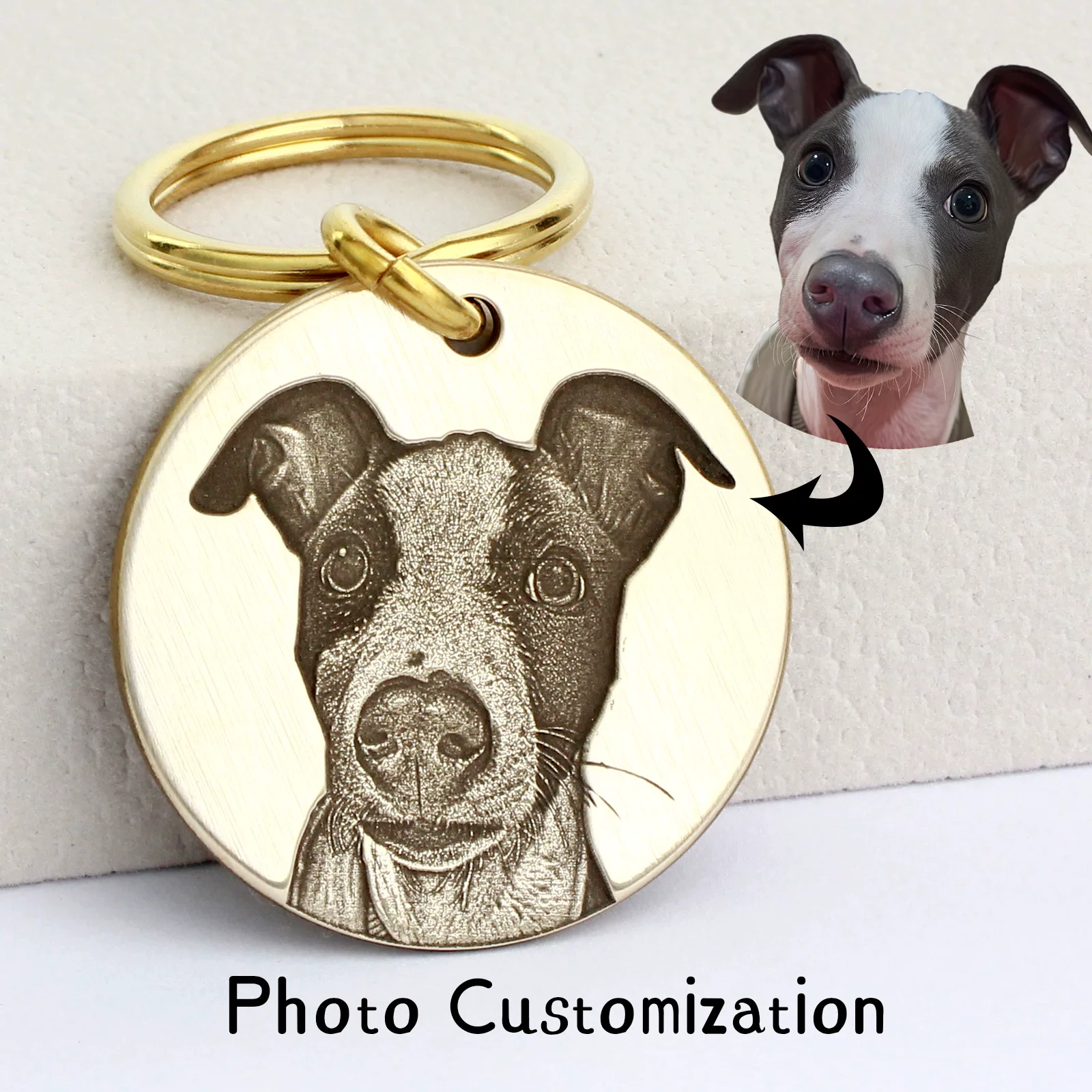 The Loyal Companion – Brass Pet Tag