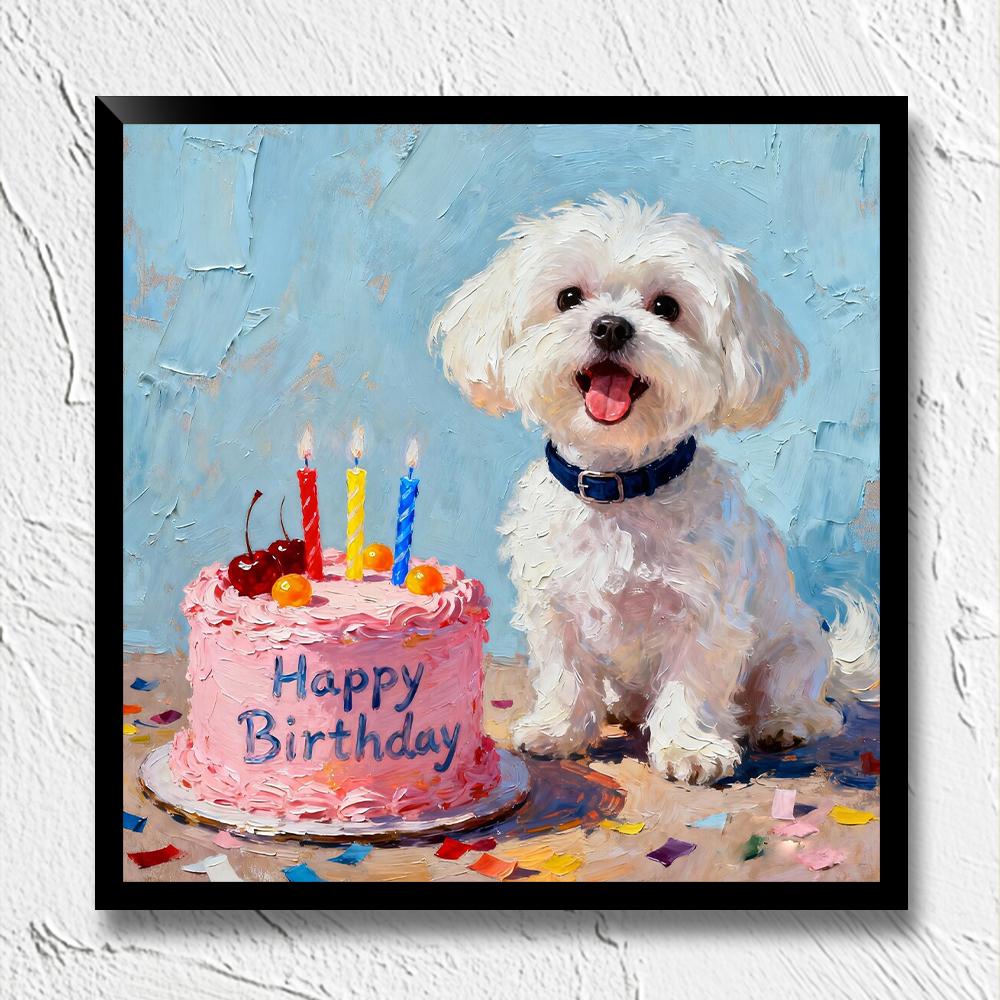 The Painted Bond – Custom Pet Oil Portrait