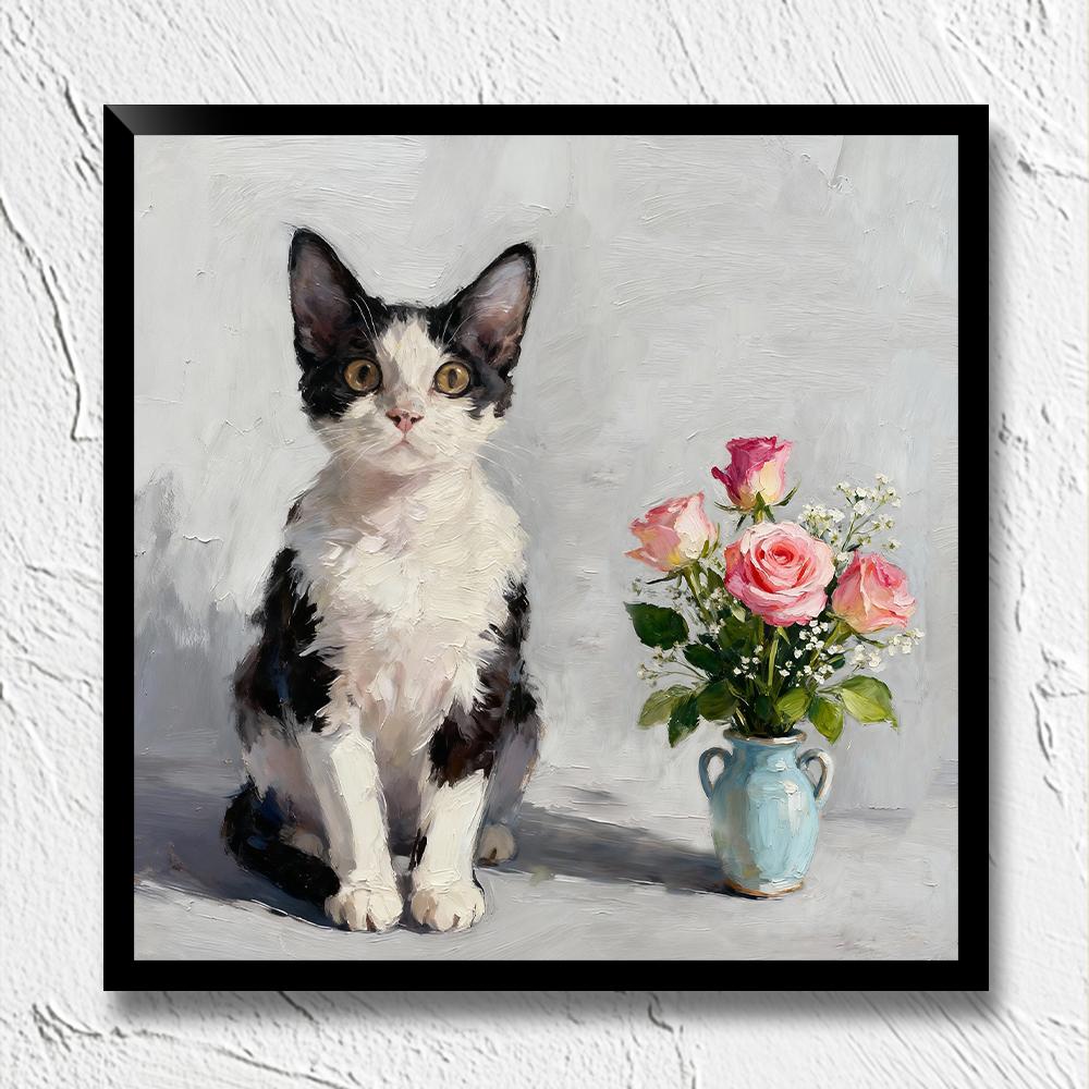 The Painted Bond – Custom Pet Oil Portrait