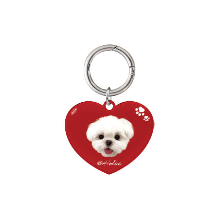 The ID Tag:Custom Dog & Cat Heart Charm