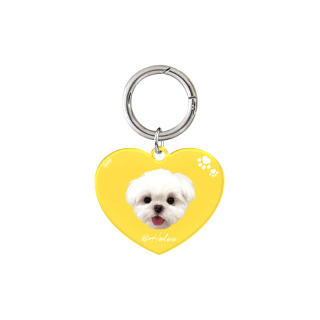 The ID Tag:Custom Dog & Cat Heart Charm