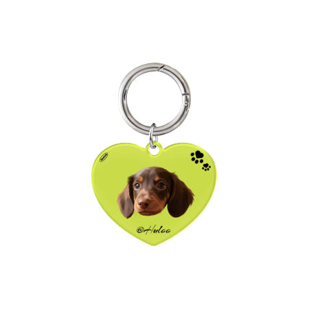 The ID Tag:Custom Dog & Cat Heart Charm