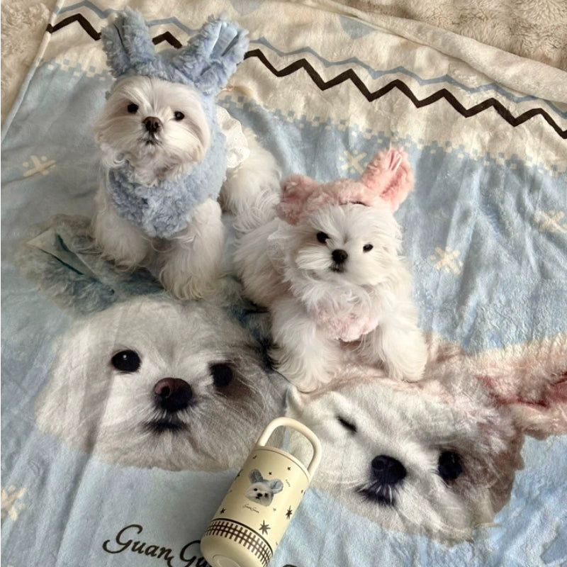 The Cozy Keepsake – Custom Pet Photo Blanket