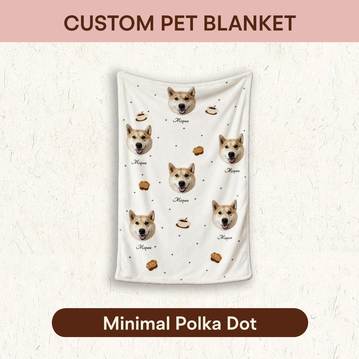 The Cozy Keepsake – Custom Pet Photo Blanket