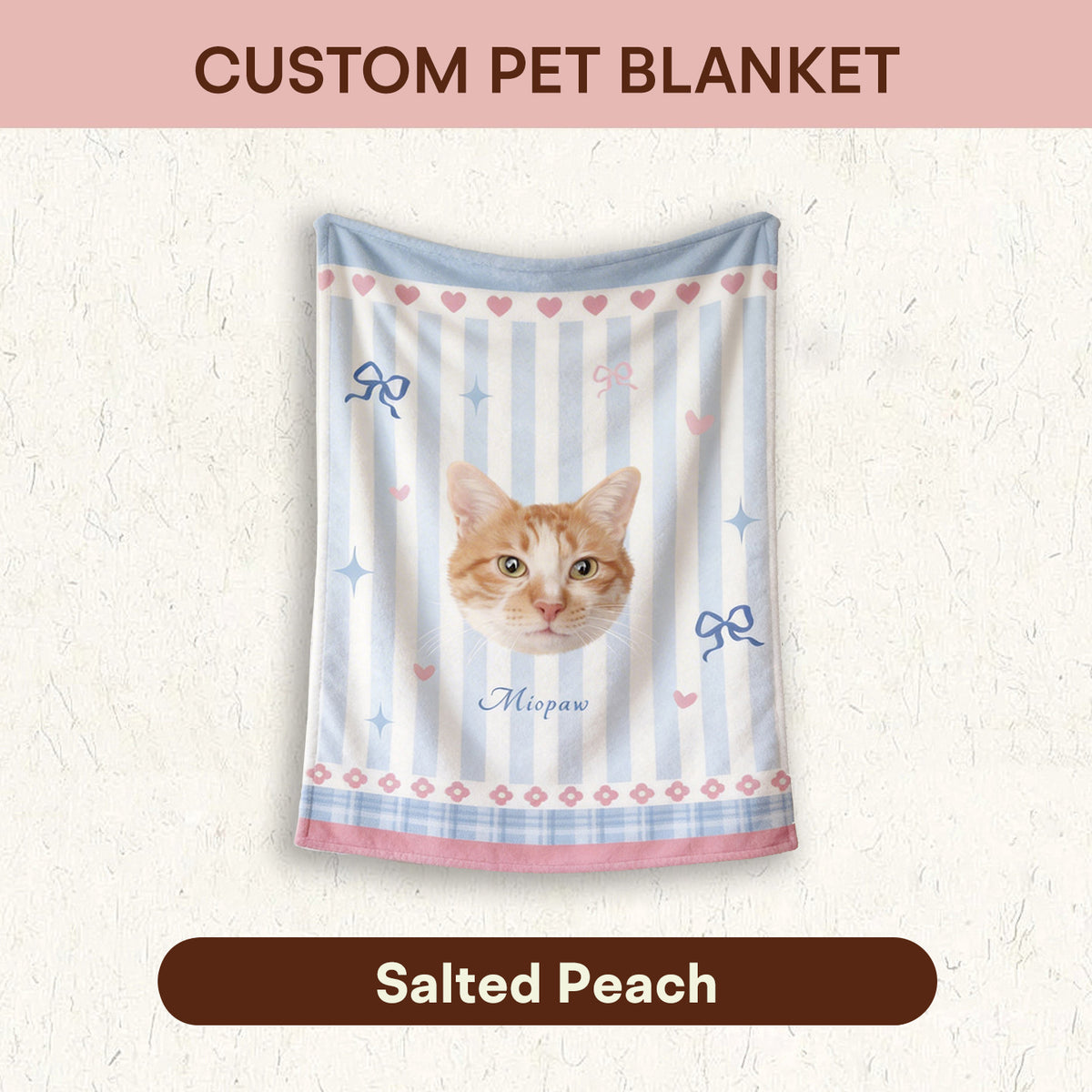 The Cozy Keepsake – Custom Pet Photo Blanket
