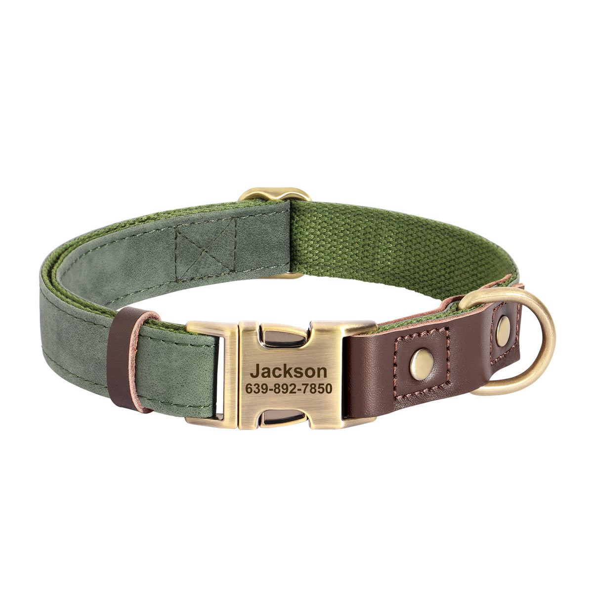 The Safe Keeper – Engraved Dog Collar with ID Tag
