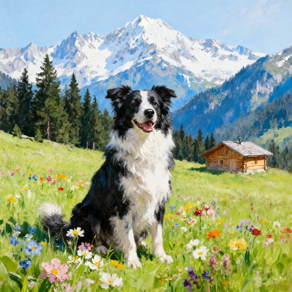 The Painted Bond – Custom Pet Oil Portrait