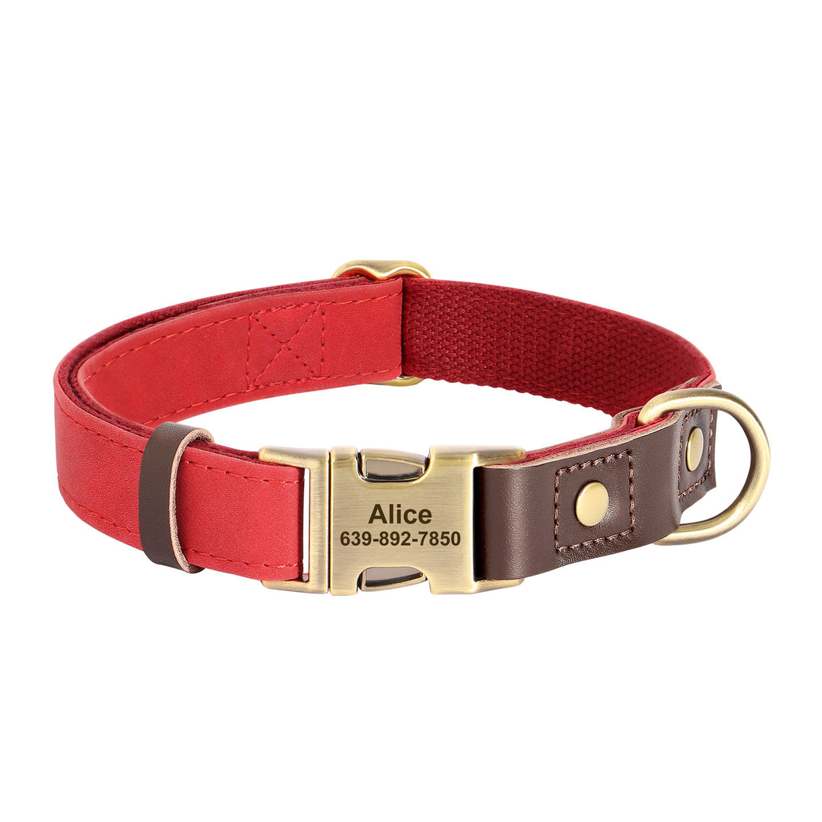 The Safe Keeper – Engraved Dog Collar with ID Tag