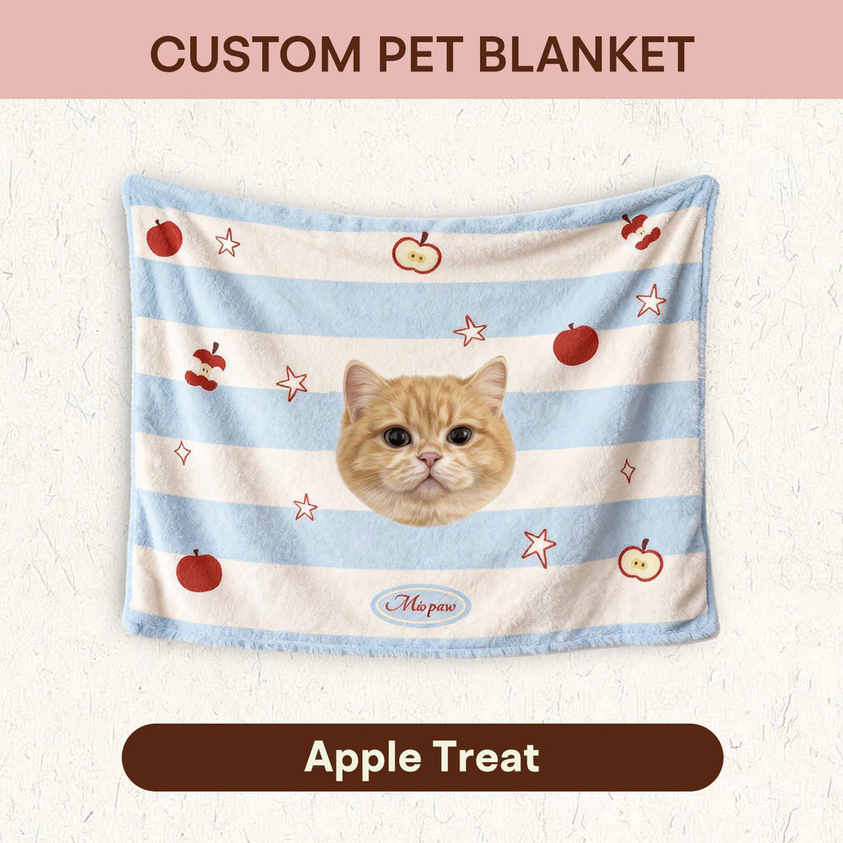 The Cozy Keepsake – Custom Pet Photo Blanket