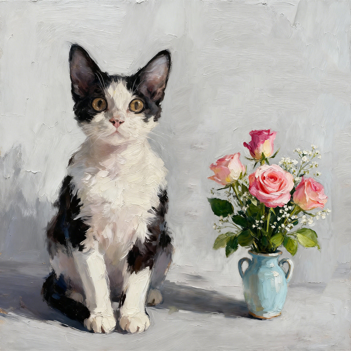 The Painted Bond – Custom Pet Oil Portrait