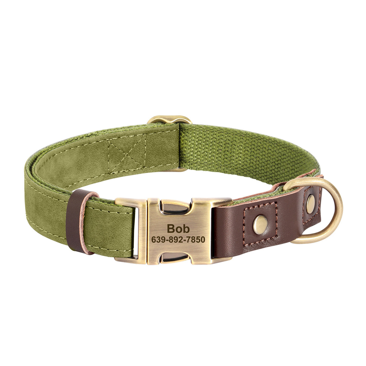 The Safe Keeper – Engraved Dog Collar with ID Tag