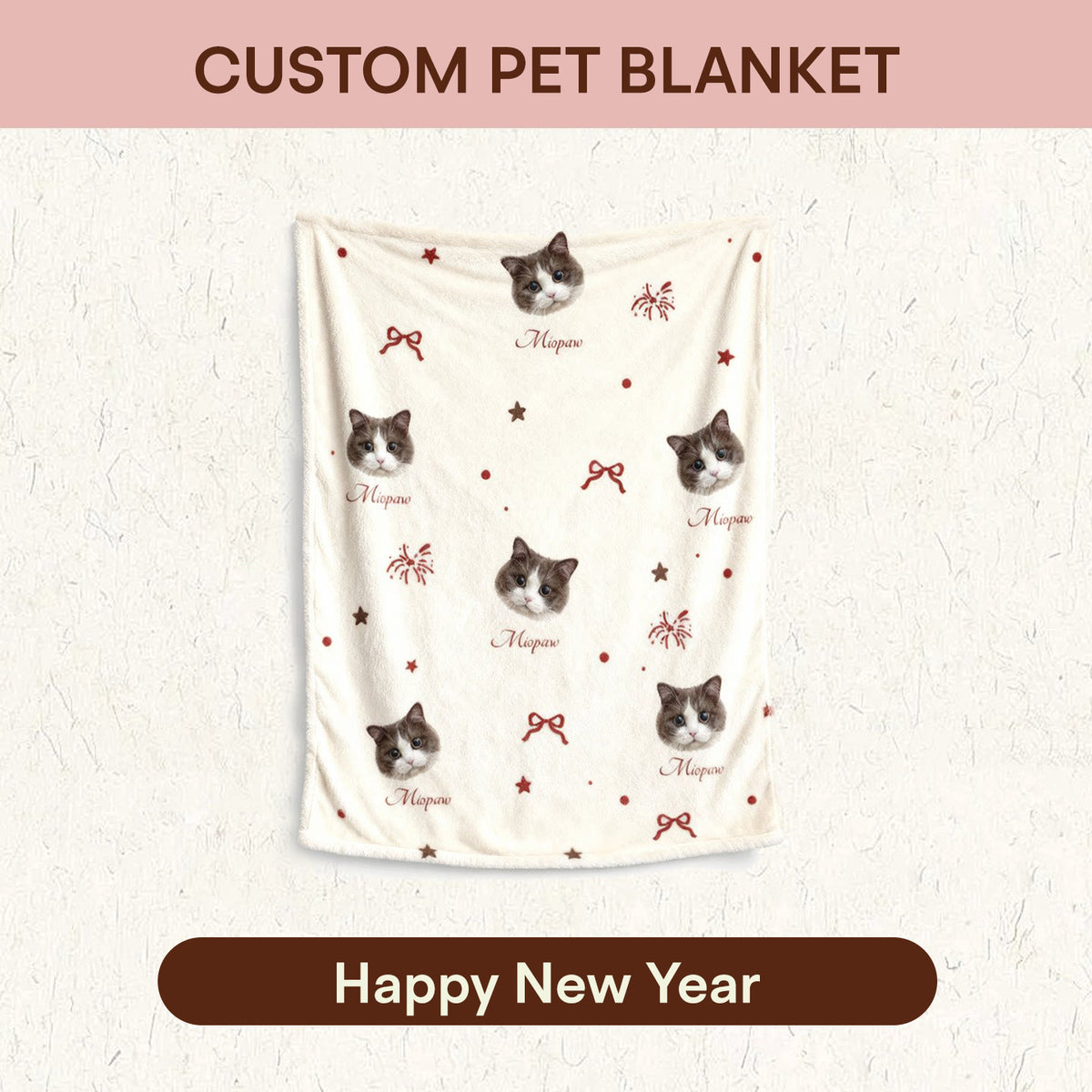 The Cozy Keepsake – Custom Pet Photo Blanket
