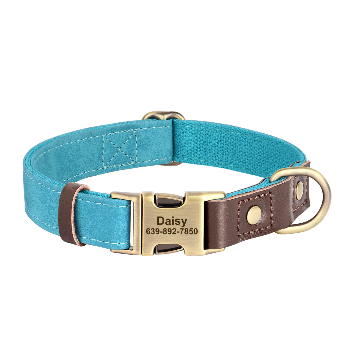 The Safe Keeper – Engraved Dog Collar with ID Tag