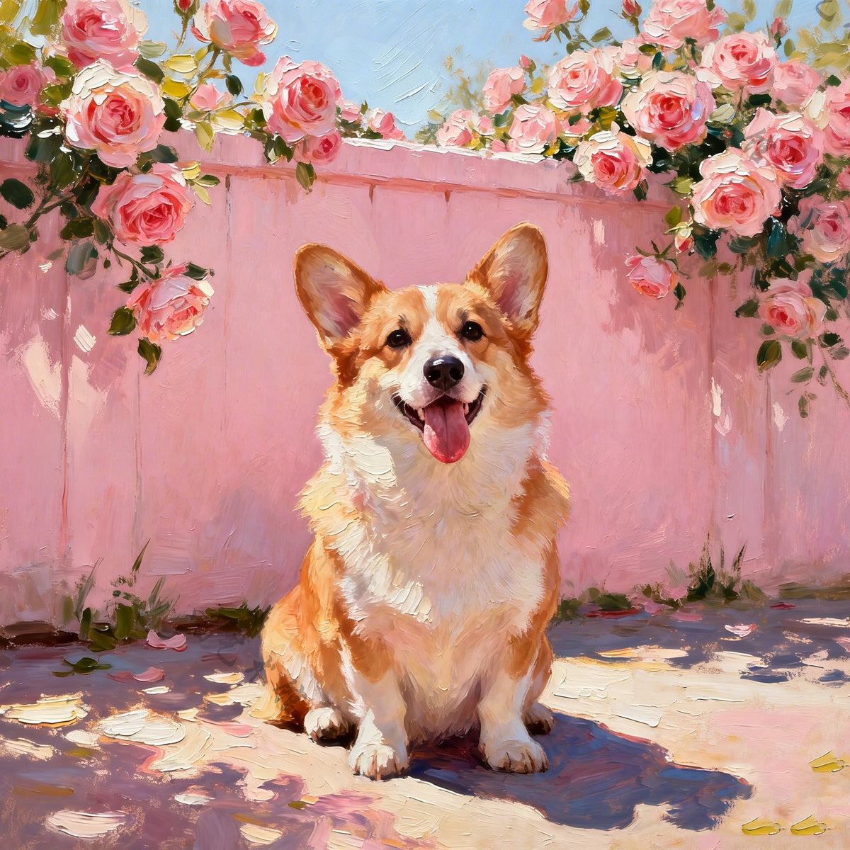 The Painted Bond – Custom Pet Oil Portrait