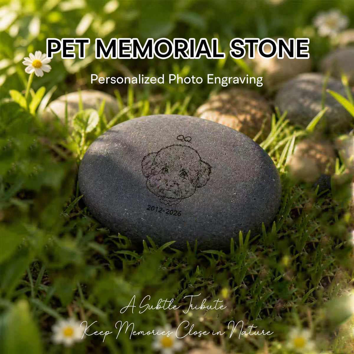 The Eternal Stone – Custom Pet Grave Marker