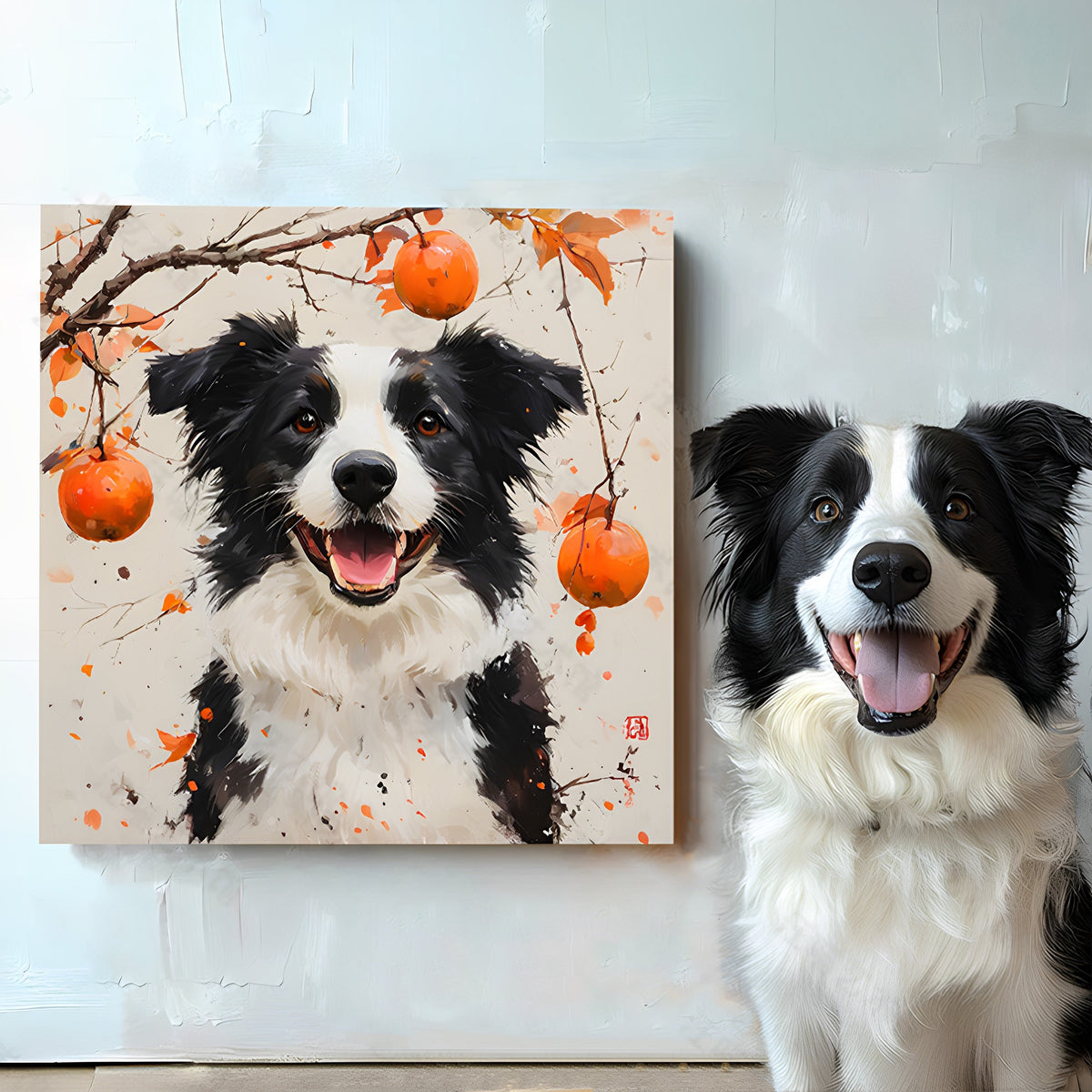 The Painted Bond – Custom Pet Oil Portrait