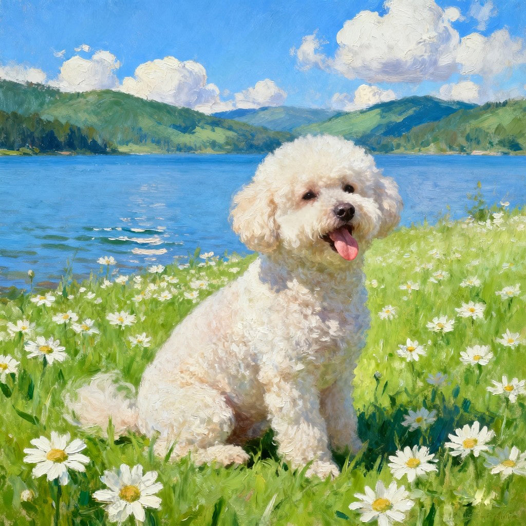 The Painted Bond – Custom Pet Oil Portrait