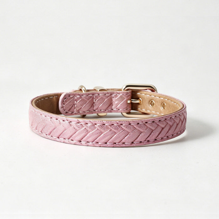 The Gentle Fit – Custom Engraved Leather Dog Collar